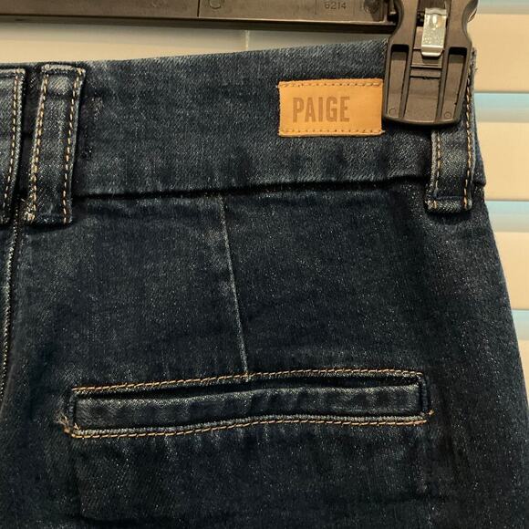 Paige Dion Cargo Trouser Flare Jeans dark was size 24 NEW - Picture 5 of 9